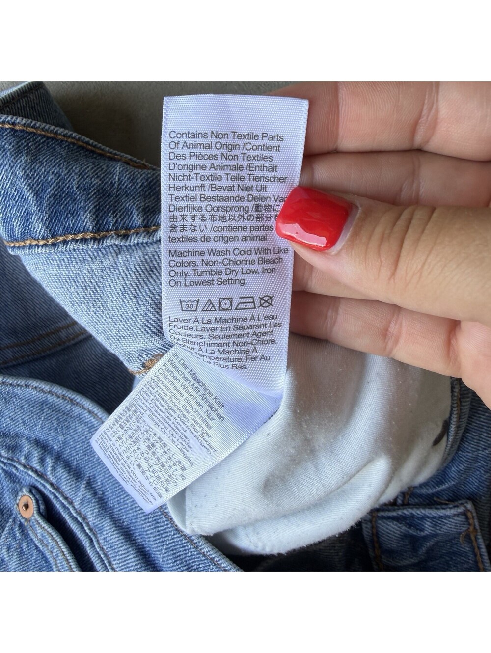 Madewell Women’s Straight Jeans Blue Medium Wash Mid Rise Stretch 5-Pocket - Picture 5 of 10